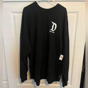 Disney Parks Disneyland Resort Black On White Spirit Shirt Jersey Size 2XL New